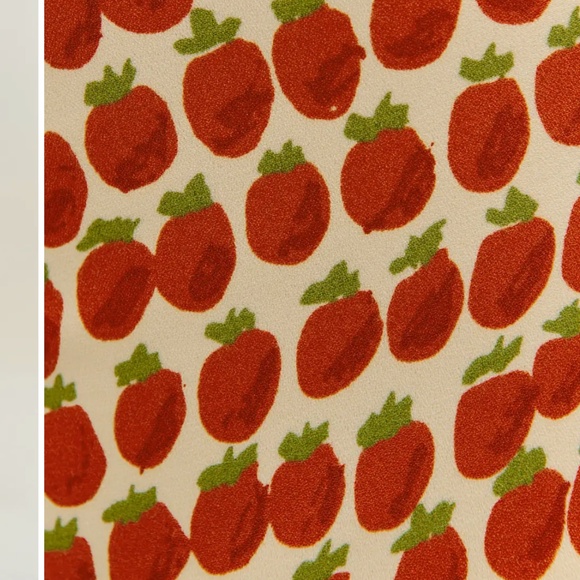 Reformation Avielle Dress in Fresh Tomatoes - Picture 6 of 6